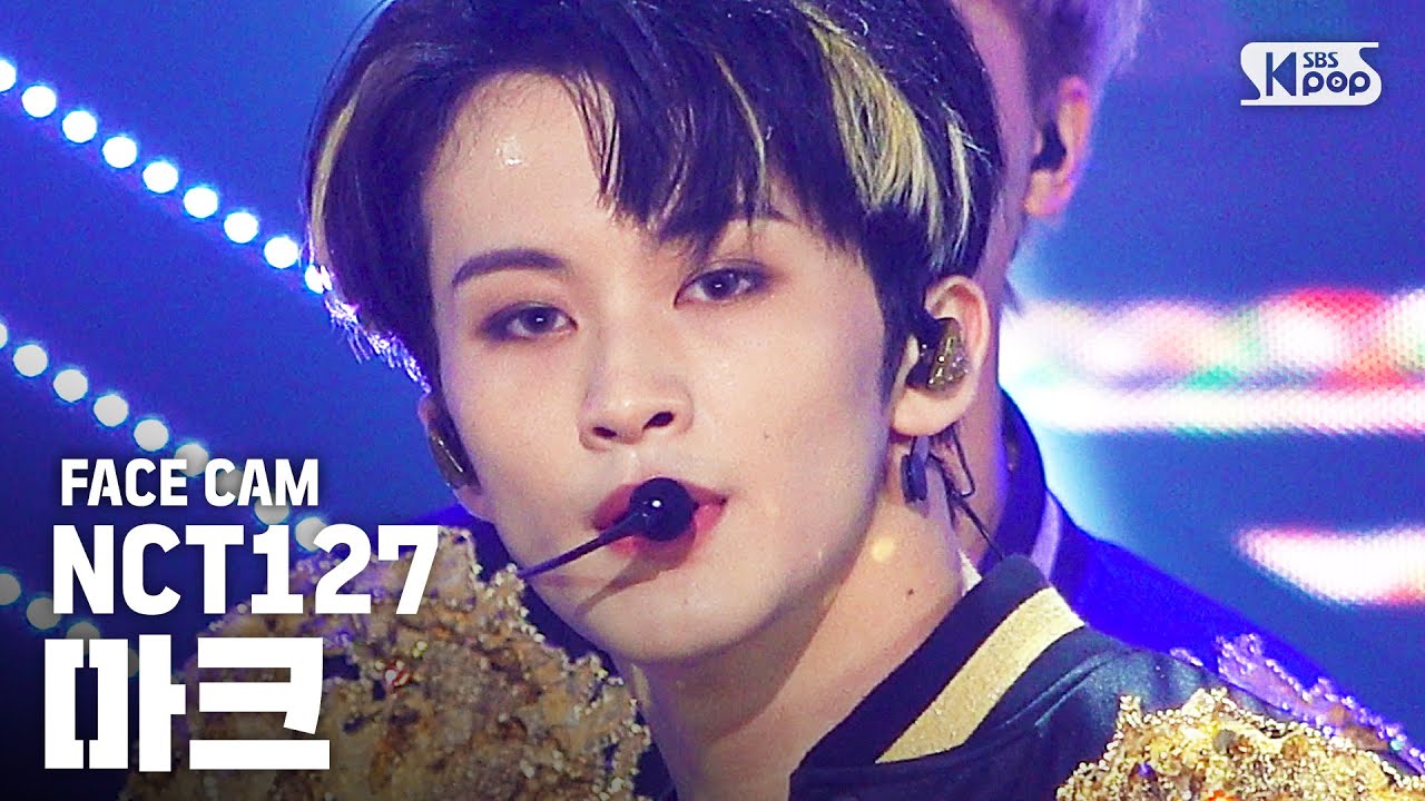 [페이스캠4K] NCT127 마크 '영웅' (NCT127 MARK 'Kick It' FaceCam) │ @SBS Inkigayo_2020.3.22
