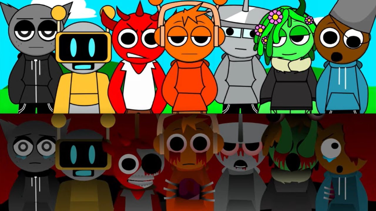 Sprunki Human But new Version💞🥰incredibox sprunki animation
