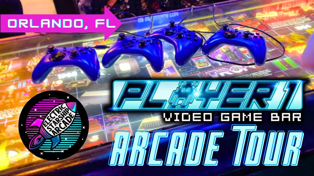 Arcade Tour! Player 1 Video Game Bar - Orlando