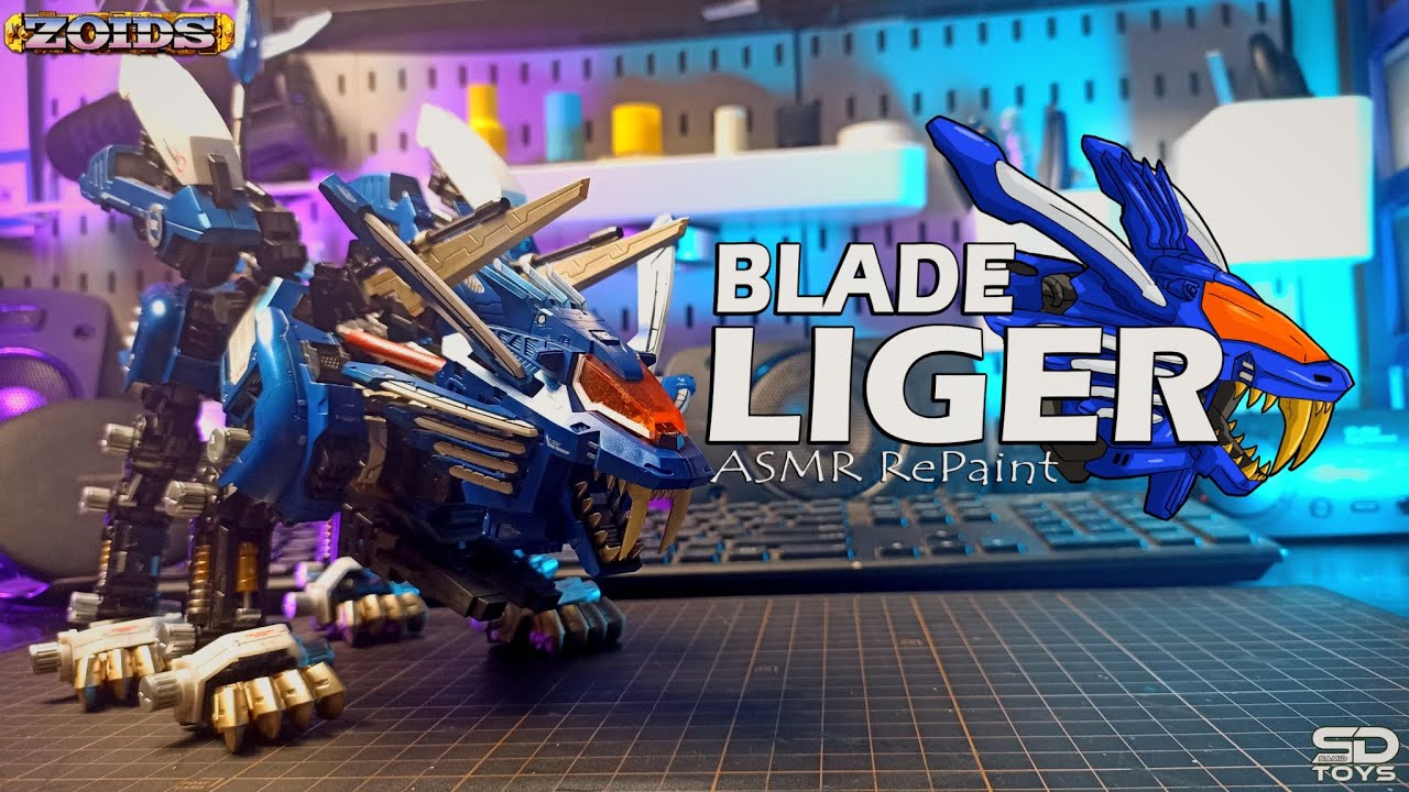 ZOIDS / BLADE LIGER | HMM BT Model | Repaint | ASMR