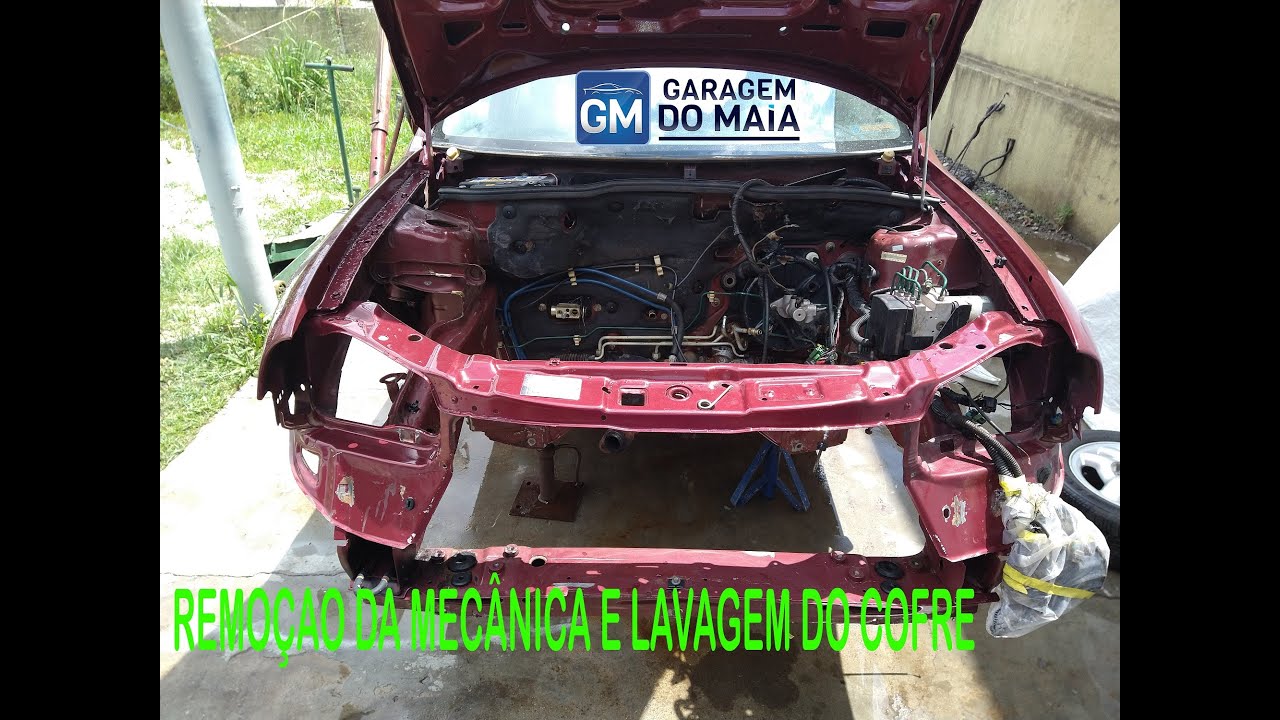 GM Corsa GSi bordô - Tirei o motor para revisão completa!
