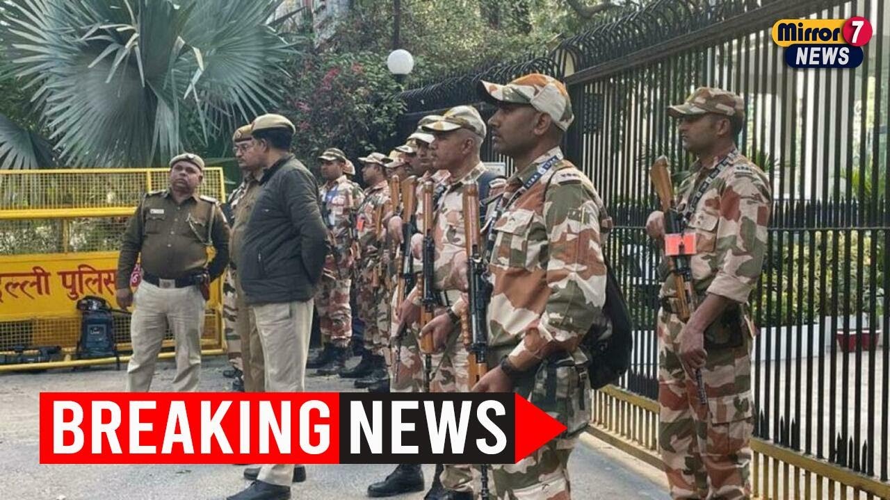 Security outside BBC Delhi office beefed up as Hindu Sena holds protest