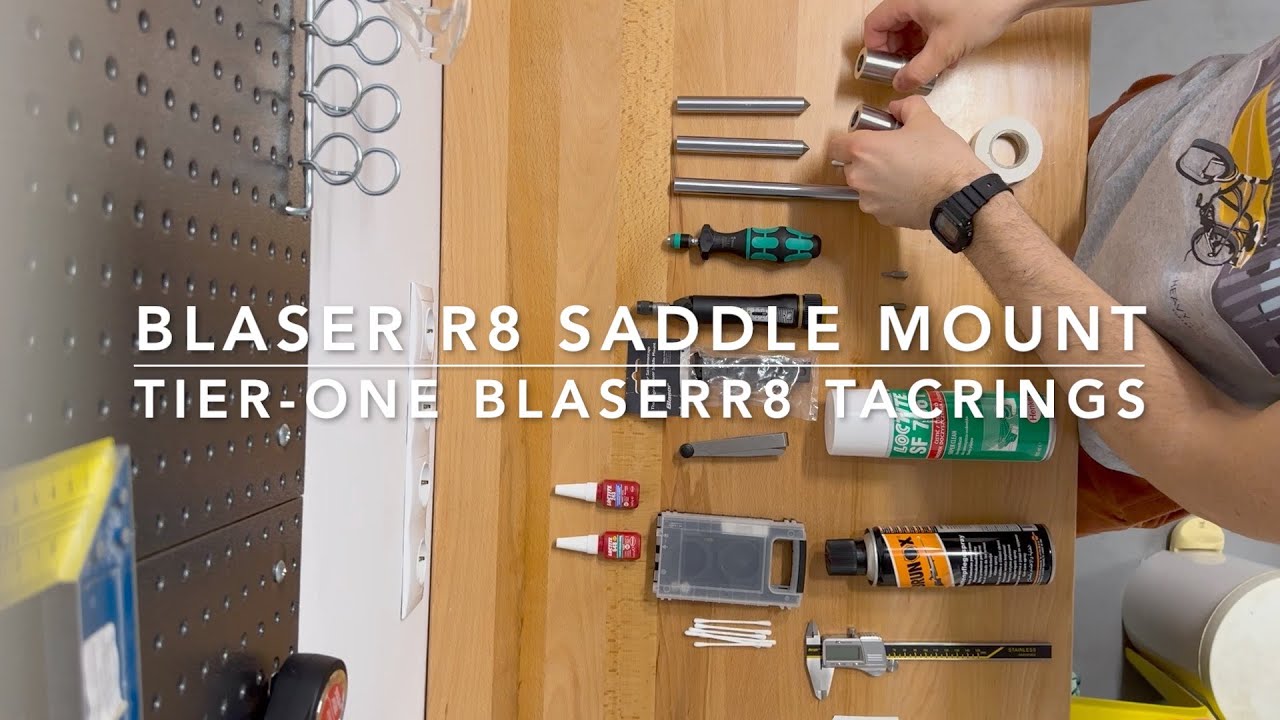 Blaser R8 szerelék összeszerelés (Blaser Saddle Mount+Tier-One TacRings)
