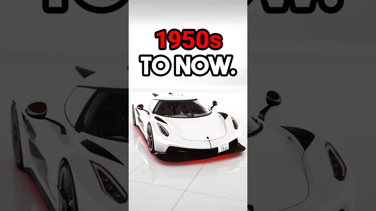 Самые быстрые автомобили каждого десятилетия! ⚡