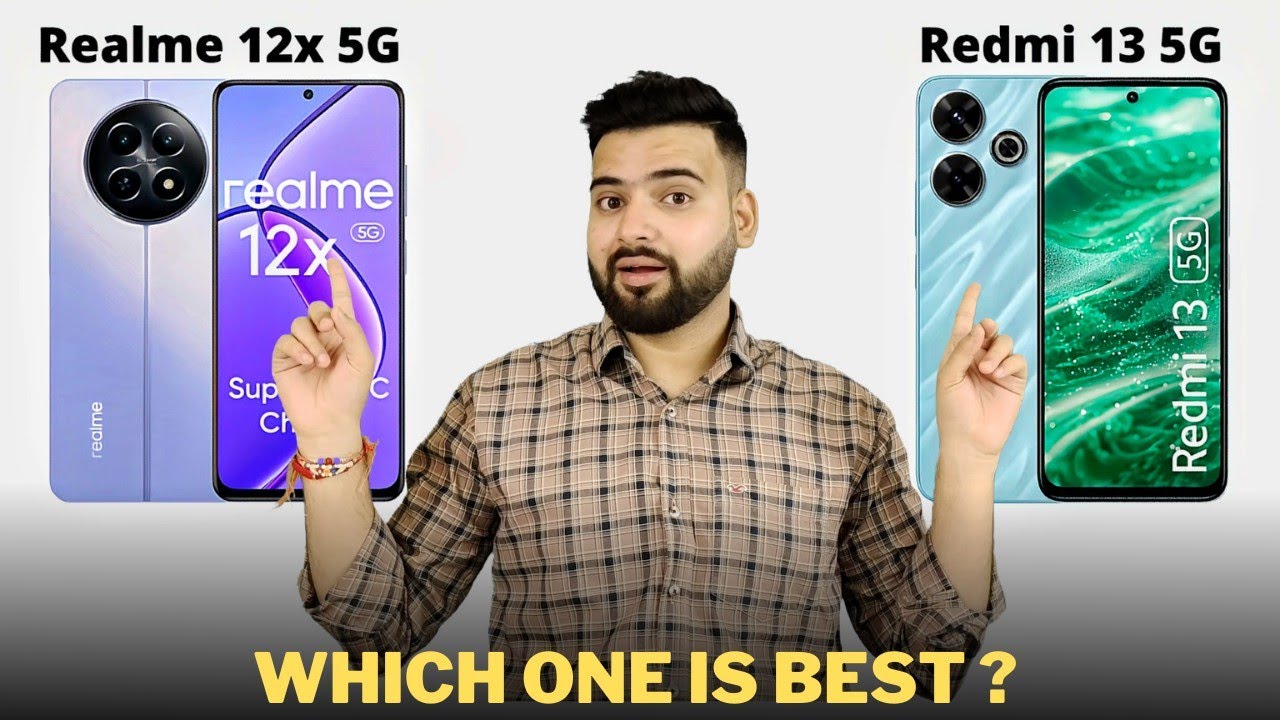 Realme 12x 5G vs Redmi 13 5G- Full Comparison | Which one is Best ?