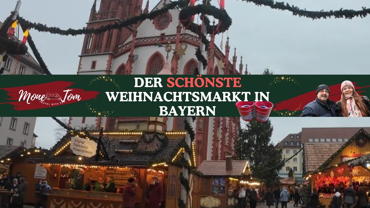 Der schönste Weihnachtsmarkt in Bayern ist in Würzburg , mitkommen und staunen
