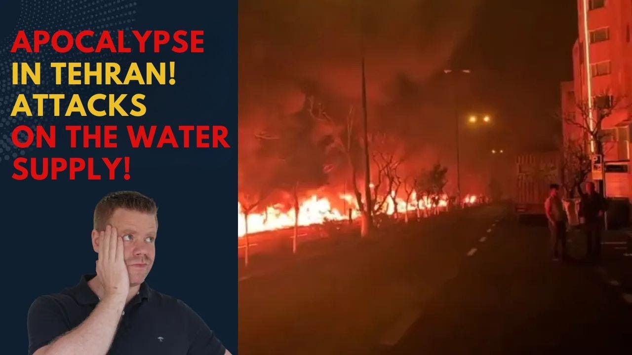 Chaos in Tehran: Water Supplies Under Attack! Iran War Situation Report
