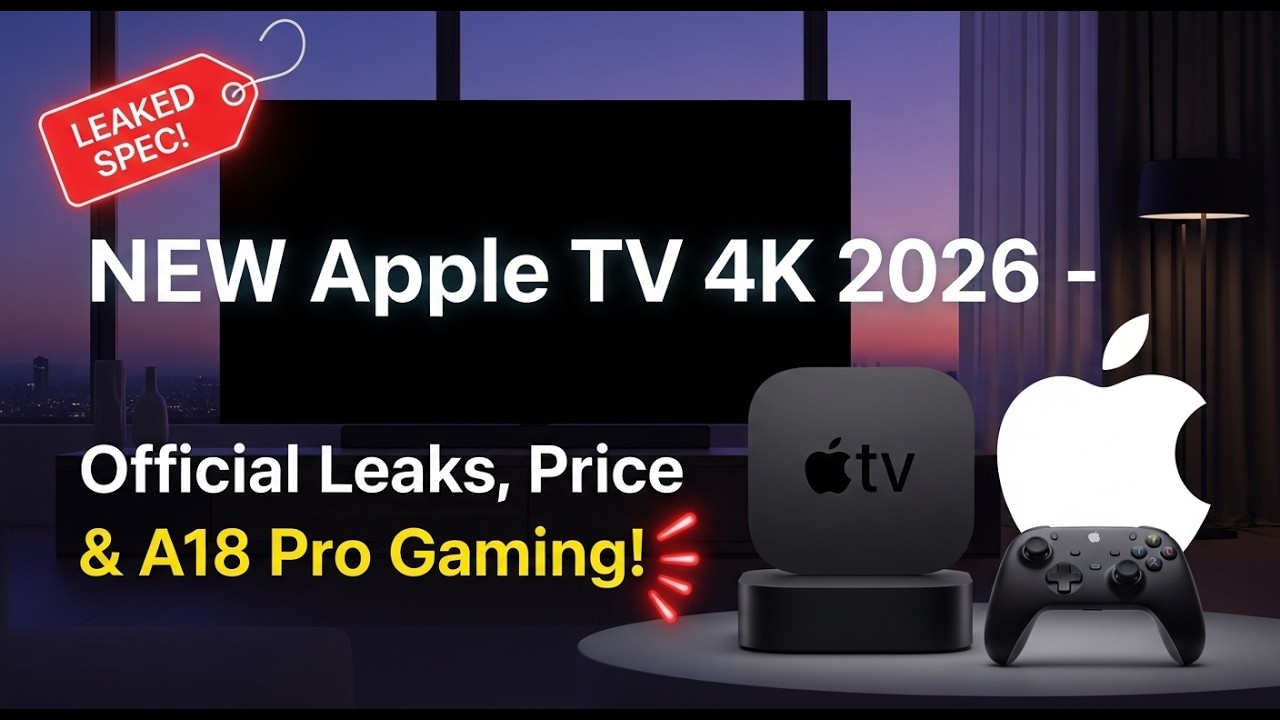NEW Apple TV 4K 2026 - Official Leaks, Price & A18 Pro Gaming!