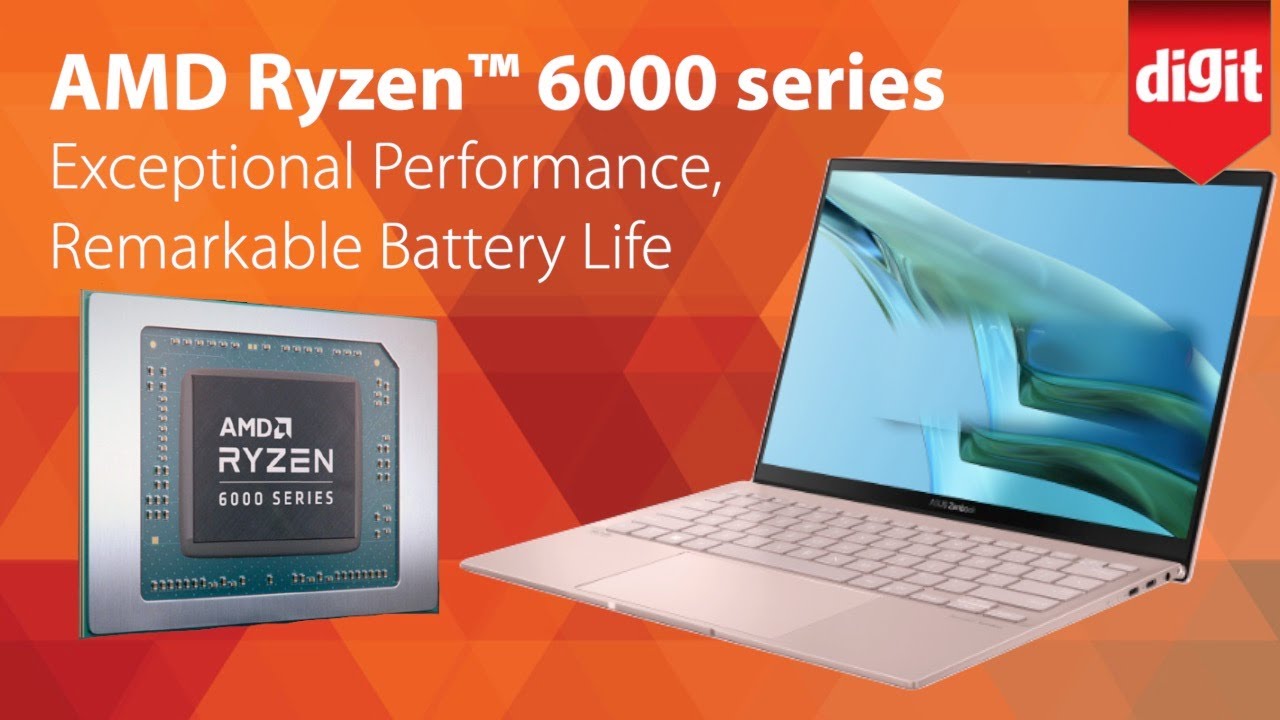 AMD Ryzen&trade; 6000 series offers exceptional speed and long battery life for thin and light laptops