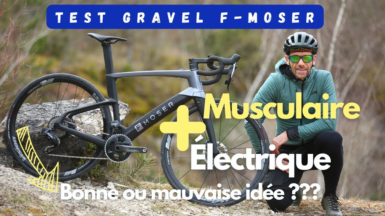 Gravel Musculaire ET Electrique ? Ce vélo fait les 2 ! Bonne ou mauvaise idée 🤔 ? Test F-MOSER