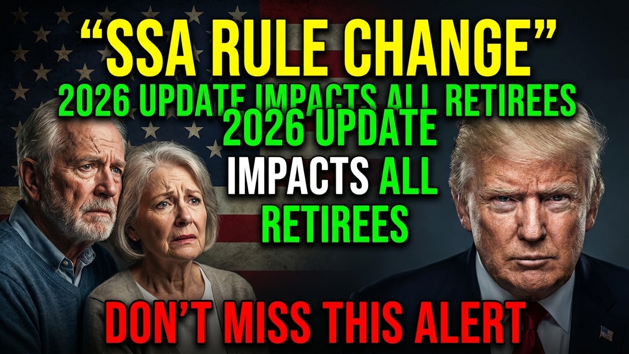 URGENT UPDATE! SSA 2026 Rule Change Takes Effect Today &mdash; What Seniors & Retirees Must Know
