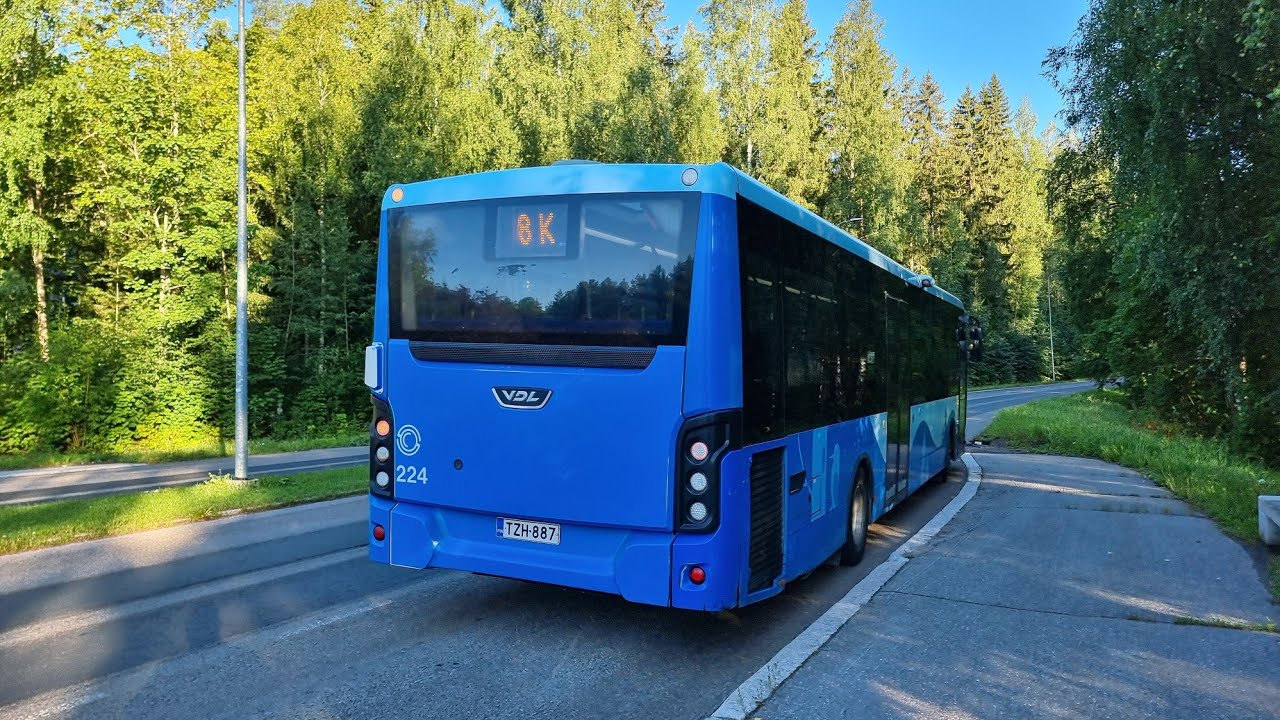 Koiviston Auto Lahti 224 VDL Citea LLE-120 @ LSL bus line 8K in Lahti, Finland
