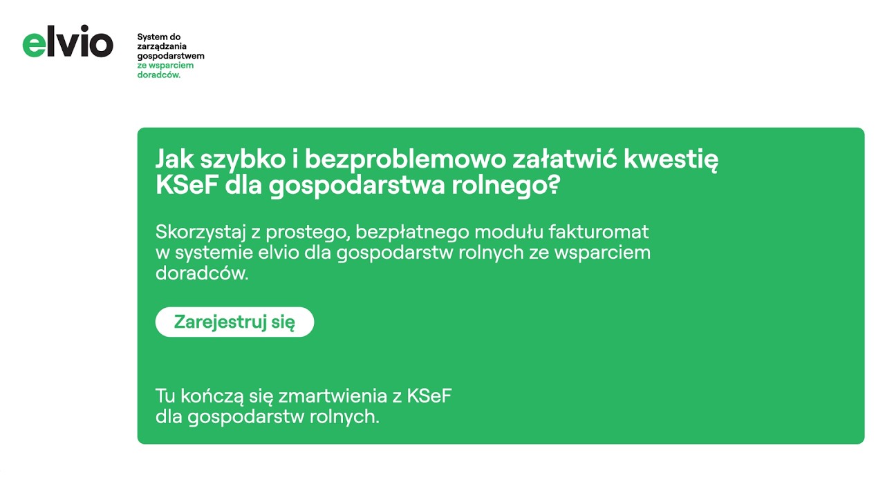Darmowy program dla rolnik&oacute;w do obsługi KSeF! Jak działa Elvio Fakturomat? Film instruktażowy