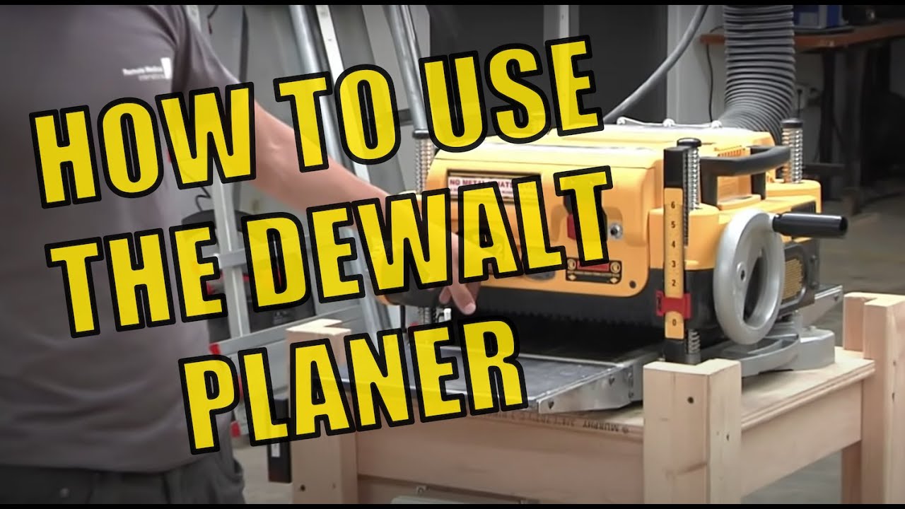 Использование рубанка Dewalt DW735 в MakeHaven