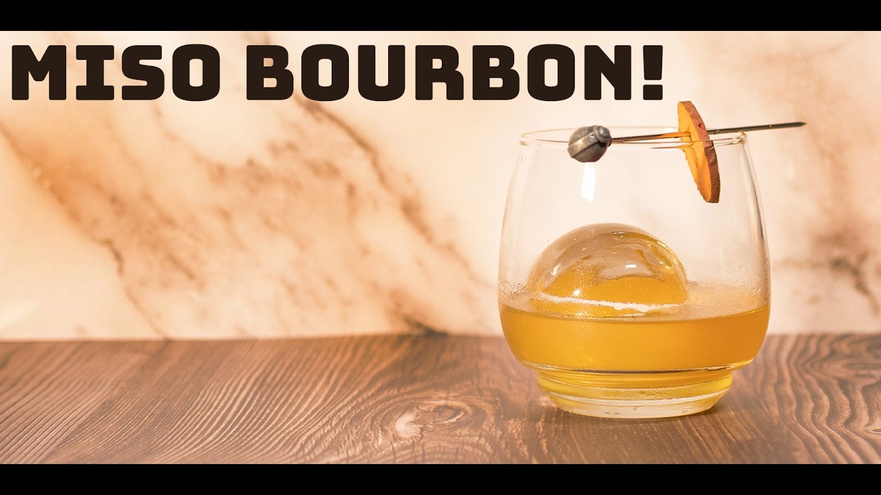Michelin-Level Mixology: Fat Washing Bourbon with Miso
