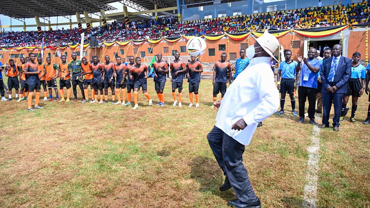 H.E Museveni makes history as first President to officiate at the opening of FEASSA games in Bukedea