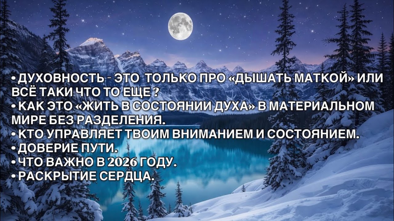 То, что важно сейчас услышать. Духовность = материя. Состояние Духа. Внимание и Состояние. 