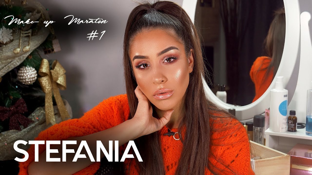 MARATON de MAKE-UP #1 🎄💎💄 | Stefania's Vlog