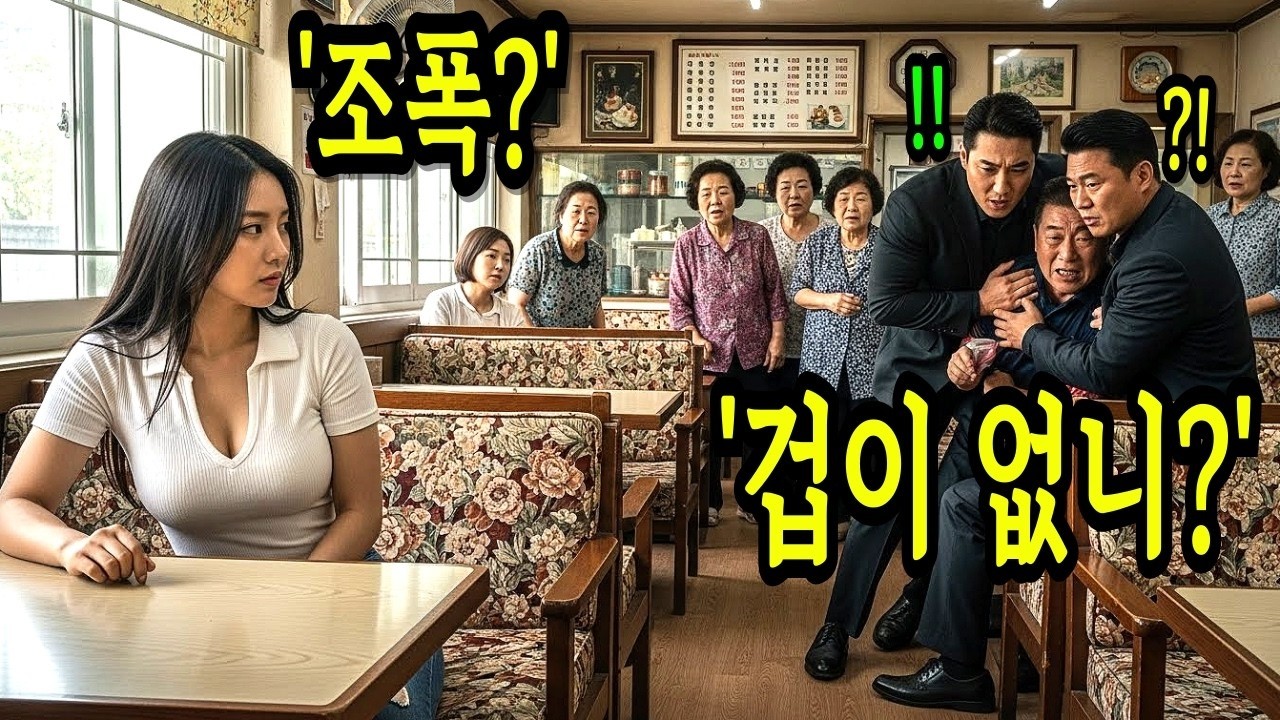 다방에서 노인을 폭행한 경상도 조폭 두목, 707 특임대 여중령 출신 인간병기 여군 UDT 특수부대의 처참한 참교육이 시작되는데