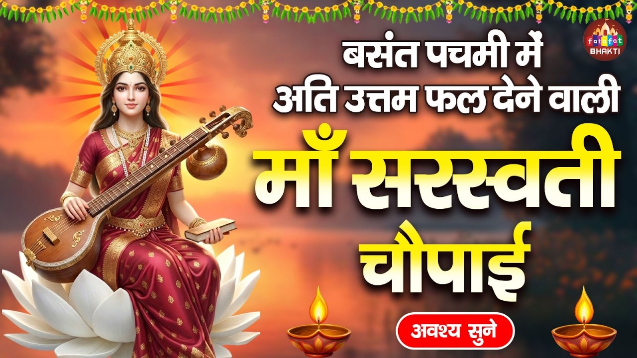 Basant Panchami Special Chaupai | Saraswati Maa Chaupai Path | Lord Saraswati Mata Chopai