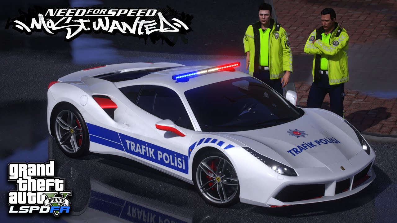 YENİ FERRARİ 488 TRAFİK POLİSİ !! - NFS MOST WANTED MODU - GTA 5 LSPDFR