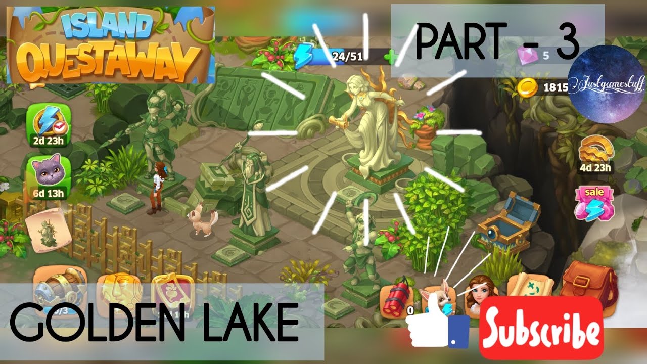 Island Questaway | Walkthrough | gameplay | Golden Lake | Part -3