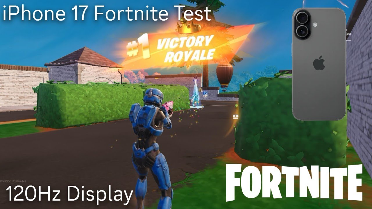 I Tried Gaming on the iPhone 17... | Fortnite Mobile Test 120 FPS