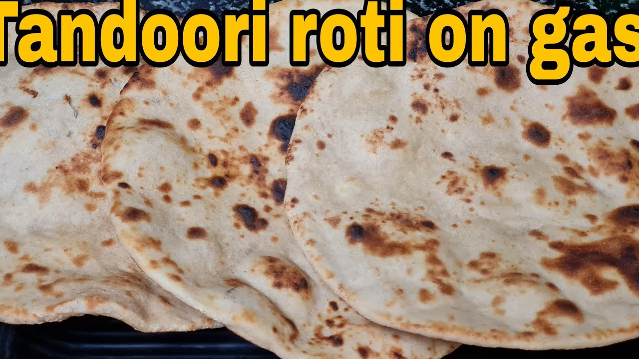 Leaarn how to make tandoori roti on gas @tzfoodandlife