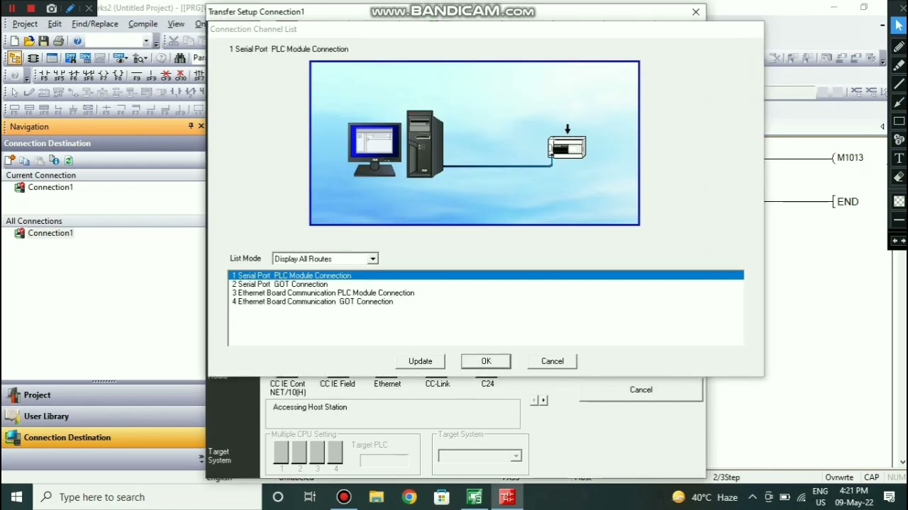 FX3S PLC TO PC COMMUNICATION