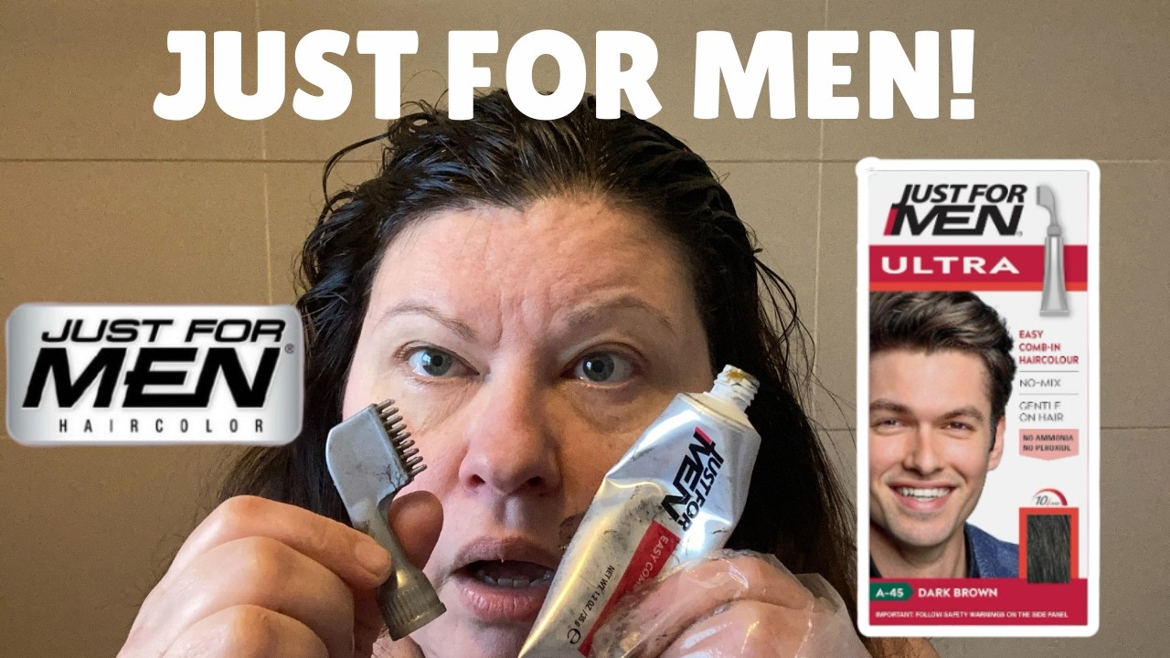 Just For Men Ultra Dark Brown on Grey Roots 🤎 Before & After | Application & Honest Review
