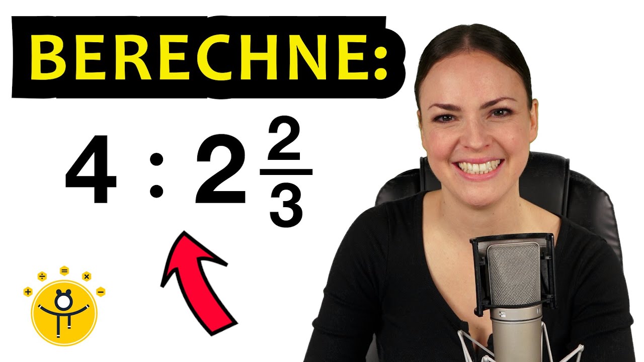 Gemischte Brüche dividieren – Bruchrechnung