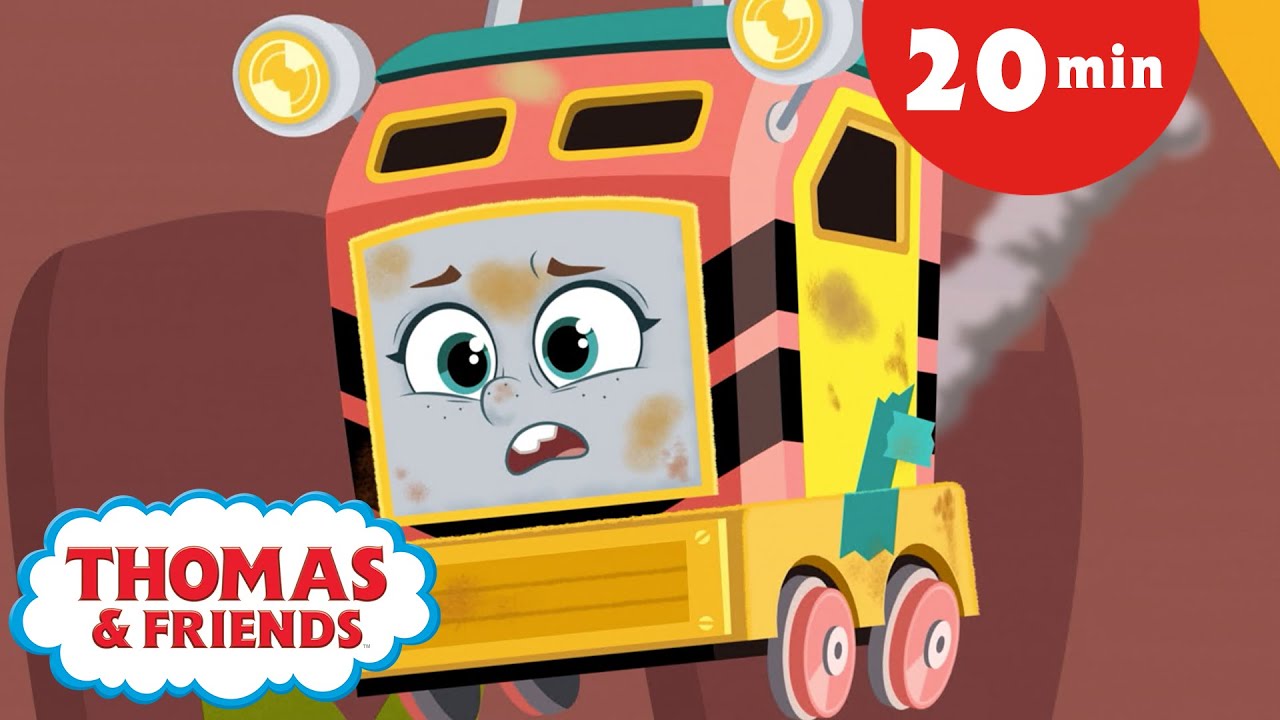 Thomas & Friends All Engines Go - Best Moments | Sandy Versus the Storm | Kids Cartoons