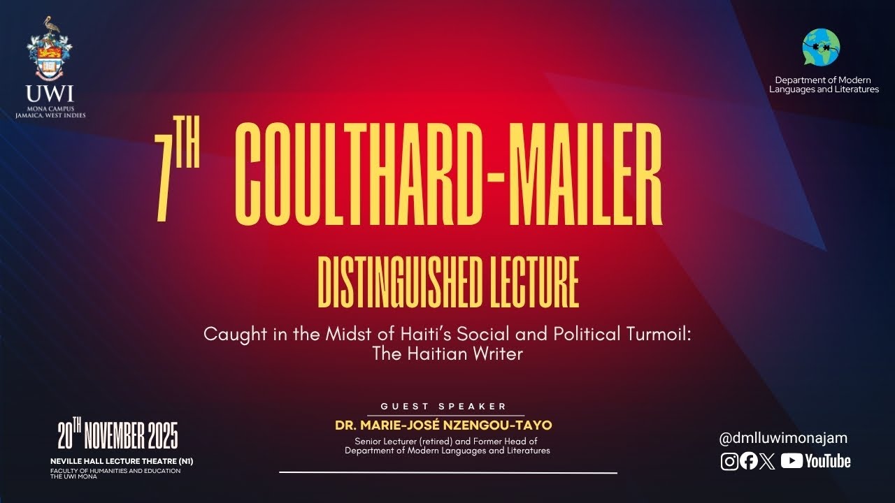 7th Coulthard-Mailer Distinguished Lecture