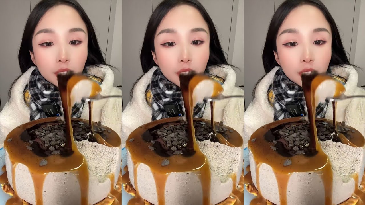 ASMR MUKBANG caramel cream EATING SHOW|소리좋은 러가지 음식 먹방 모음이 팅쇼 리얼 사운드|大食い