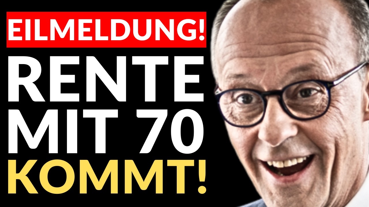 RENTENSCHOCK❗Rente mit 70 - Merz opfert Arbeiter❗