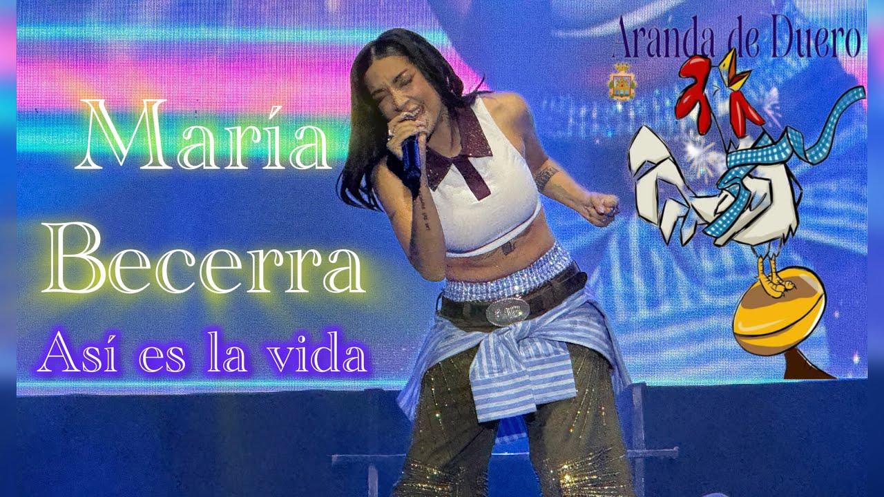María Becerra Así es la vida Aranda de Duero