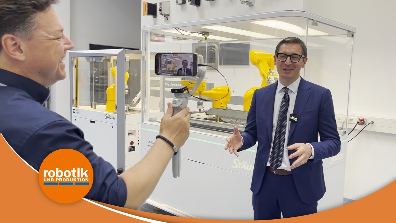 Peter Pühringer von Stäubli Robotics im Branchentalk