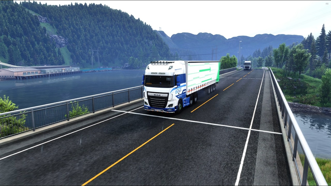 501 Miles in *REALISTIC* Euro Truck Simulator 2 *BEAUTIFUL SCENERY*
