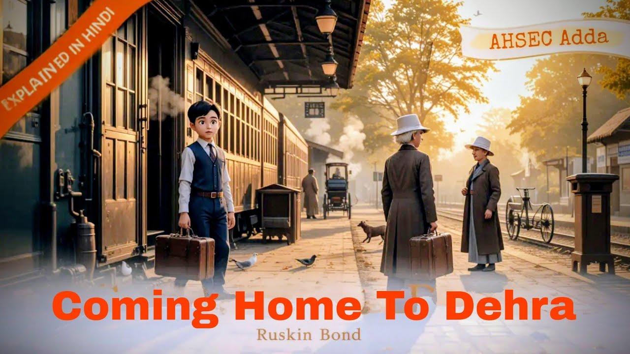 Coming Home To Dehra by Ruskin Bond l Full Explanation in Hindi l 1st Sem Alternative English (AEC)