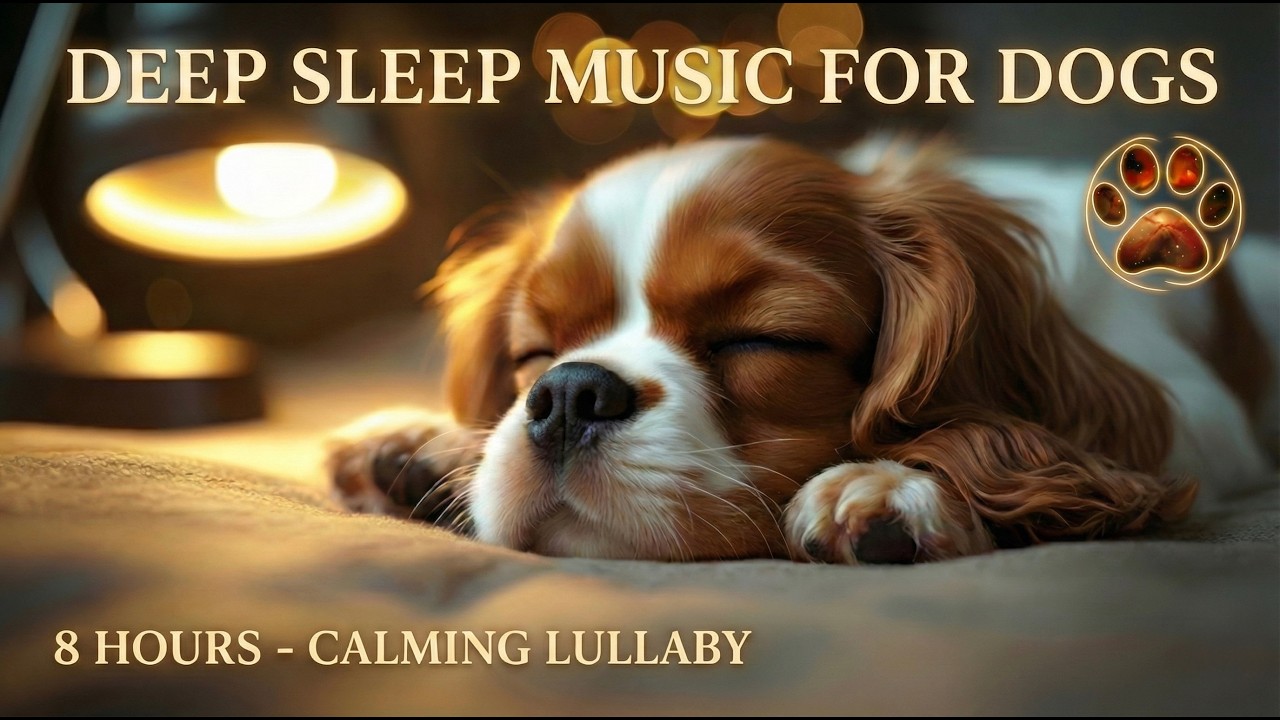 8 Hours of Deep Sleep Music for Dogs – Calming & Relaxing Puppy Lullaby