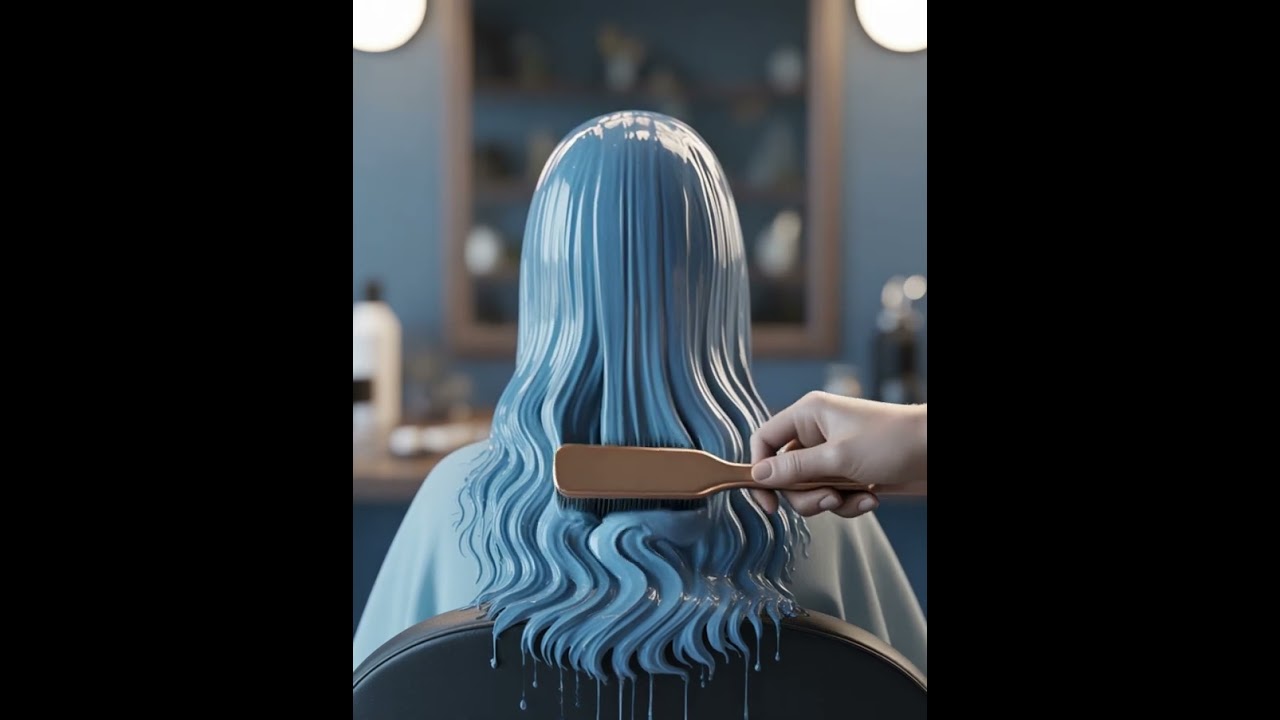 Brushing Water Hair/ ASMR