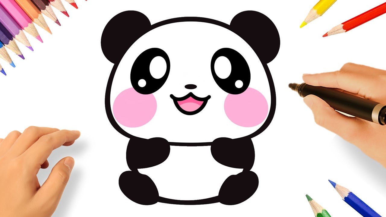 COMMENT DESSINER UN PANDA KAWAII FACILEMENT 🐼