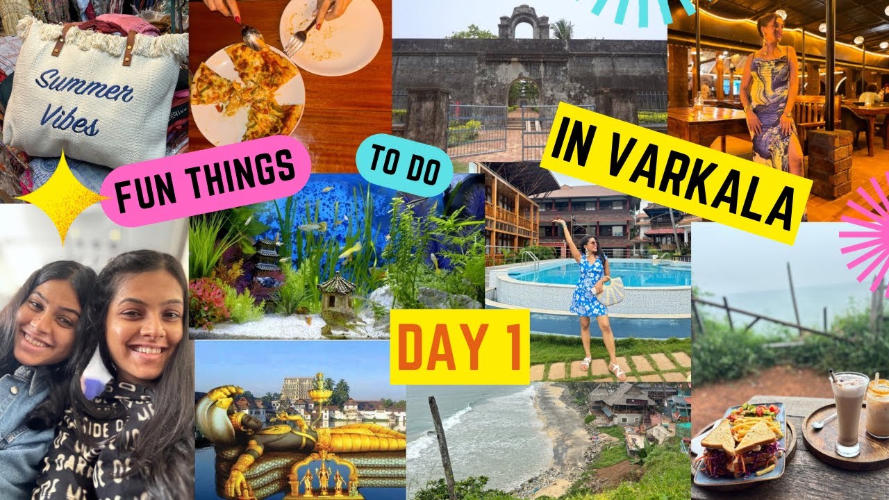 Kerala&rsquo;s Best Beaches in Varkala | Cliff Cafes | Stay in Varkala & Things to Do W/ Shruti Kothari🏖️