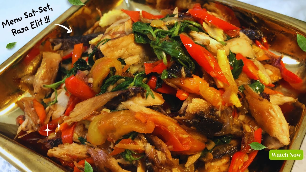 BANJIR CABAI! 🔥 Masak Tongkol Suwir Kemangi Pedas Gila, Berani Coba? 🌶️😱