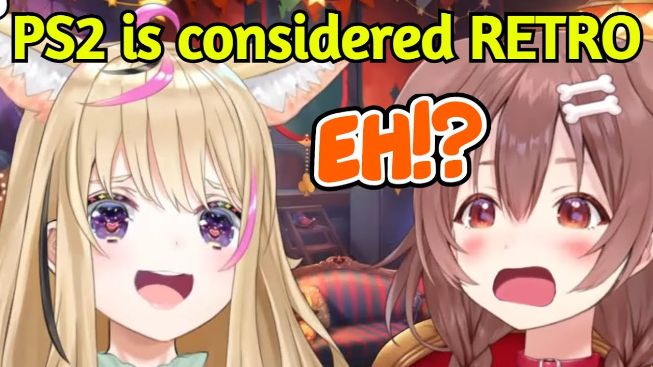 Korone When She Learns That the PS2 is Considered Retro [Hololive/Polka]
