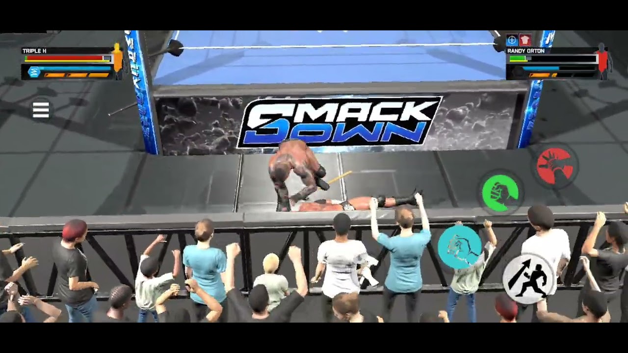 WWE extreme match Triple H give top rope pedigree