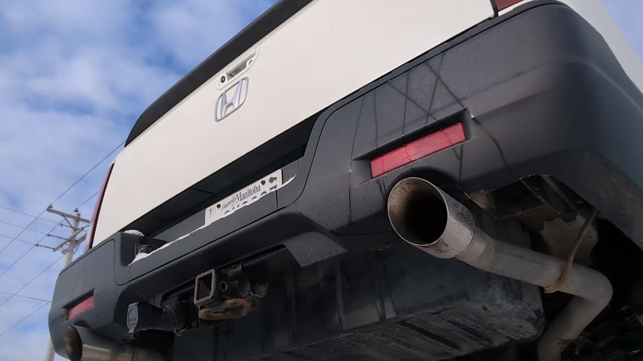 MBRP Dual Exhaust '21+ on 2018 Honda Ridgeline 3.5L V6 *Headphone Warning*