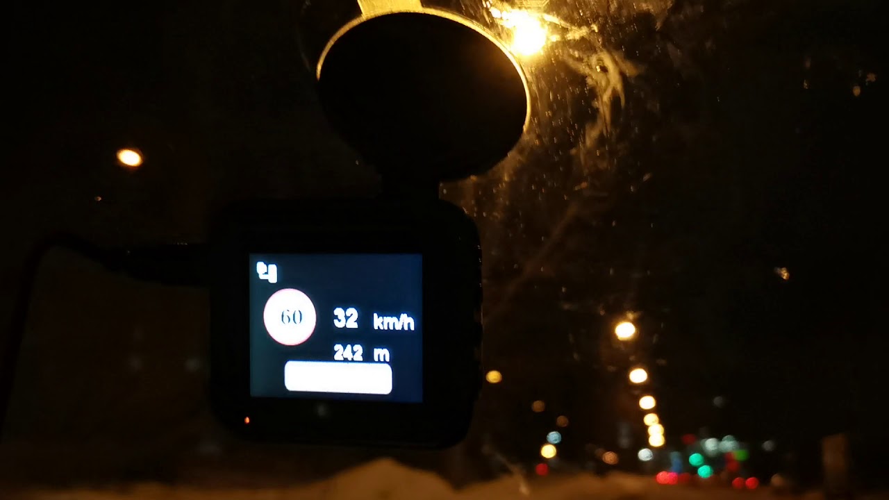 Mio MiVue C531 - работа GPS информера (контроль перекрёстка на 60)