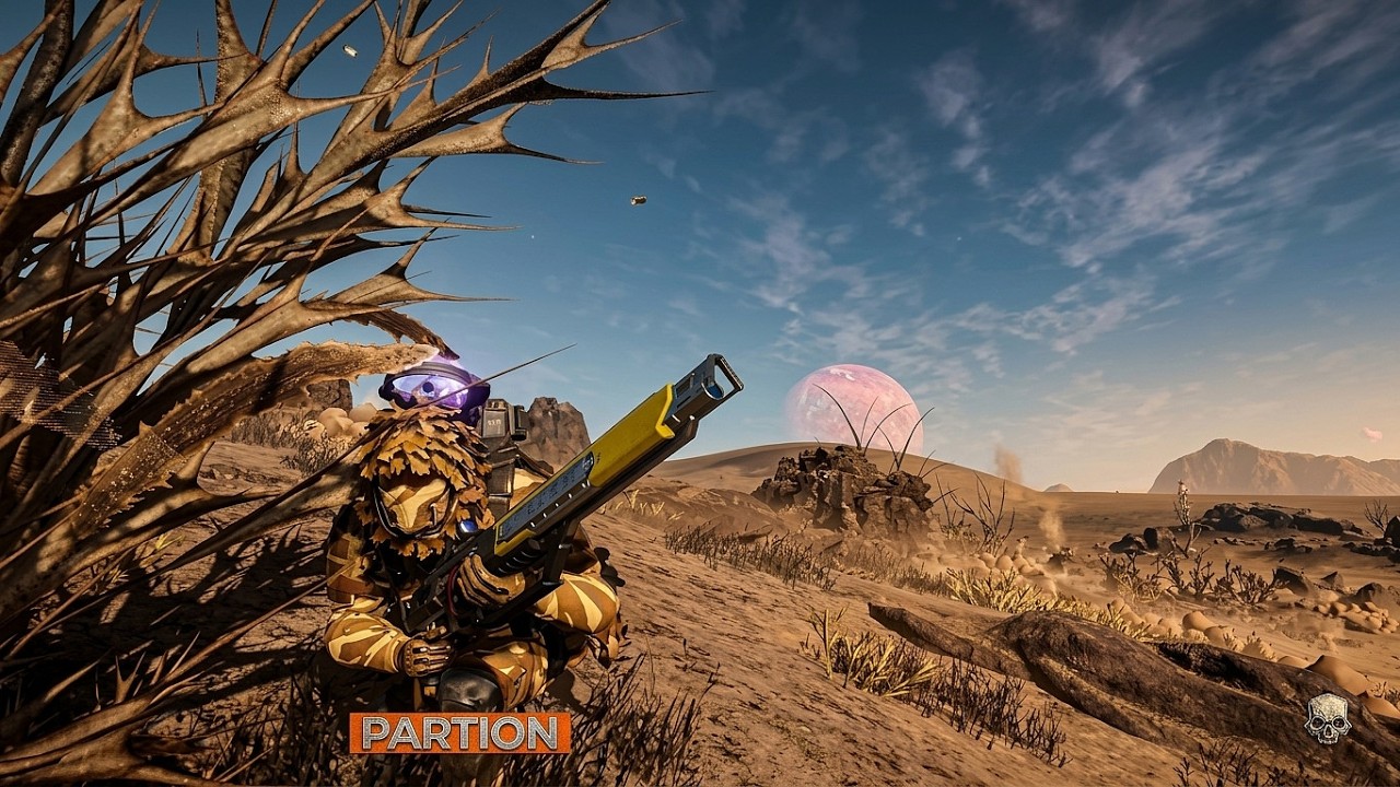 Yes. The mimic active camo actually works! - Helldivers 2