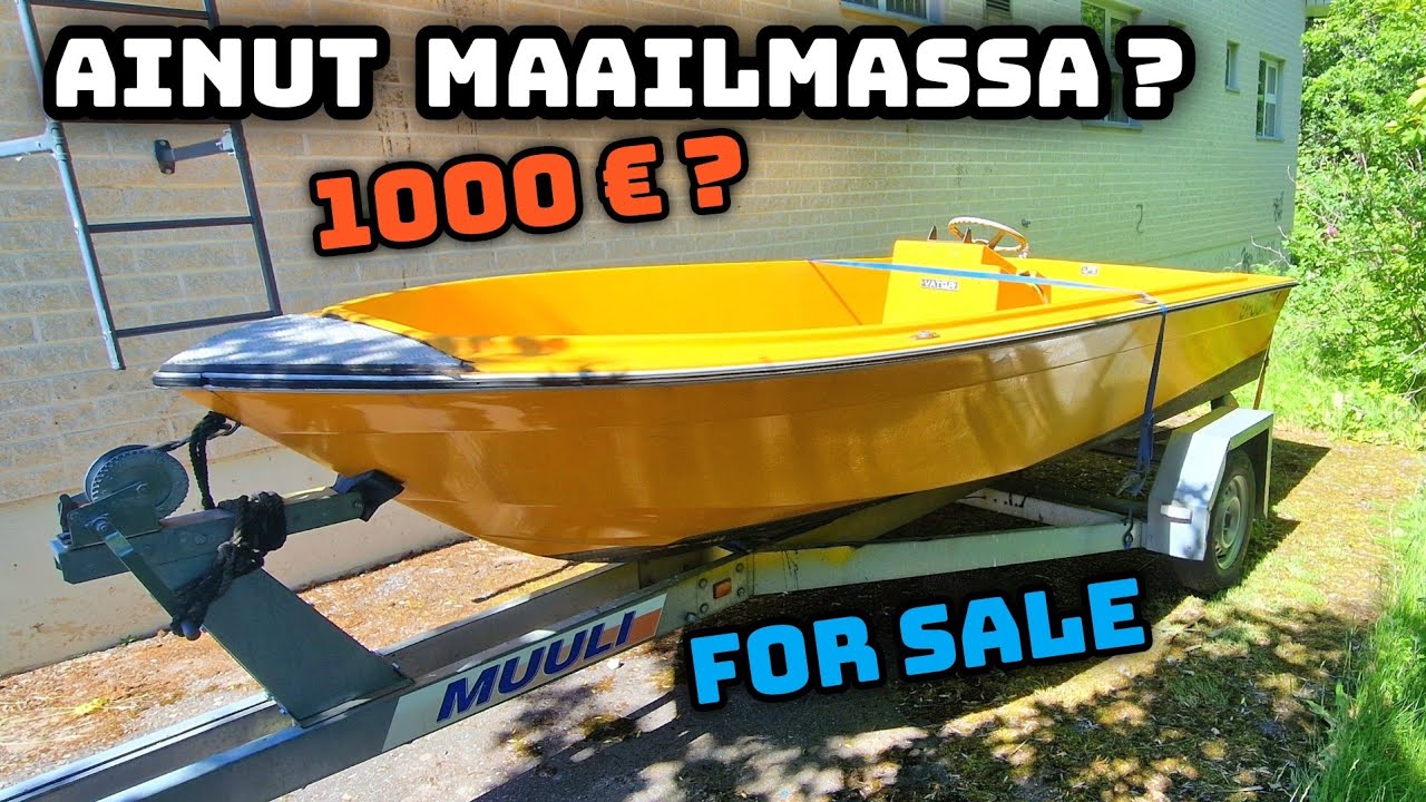 Ostin Harvinaisen VATOR Moottoriveneen !